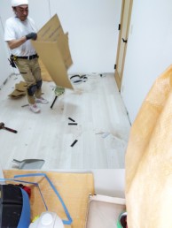 カーペットからフローリングに変更してすっきり広々　大田区M様邸